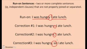 How to Avoid Run-On Sentences and Fragments